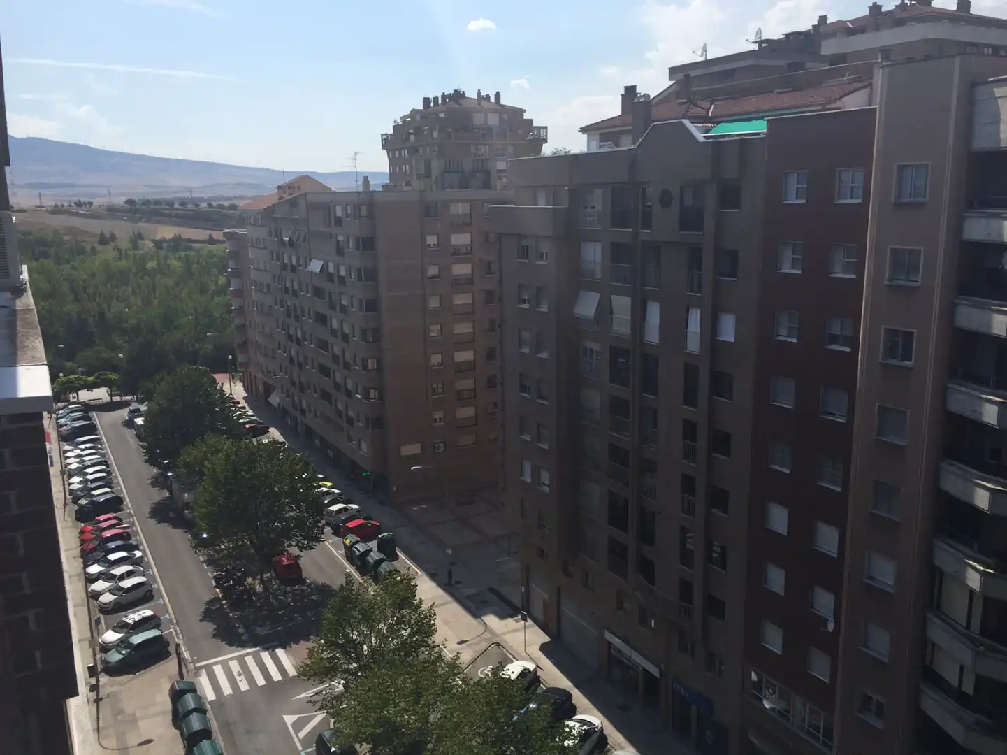 Vista exterior de Pis de lloguer en  Pamplona / Iruña amb Calefacció, Parquet i Moblat
