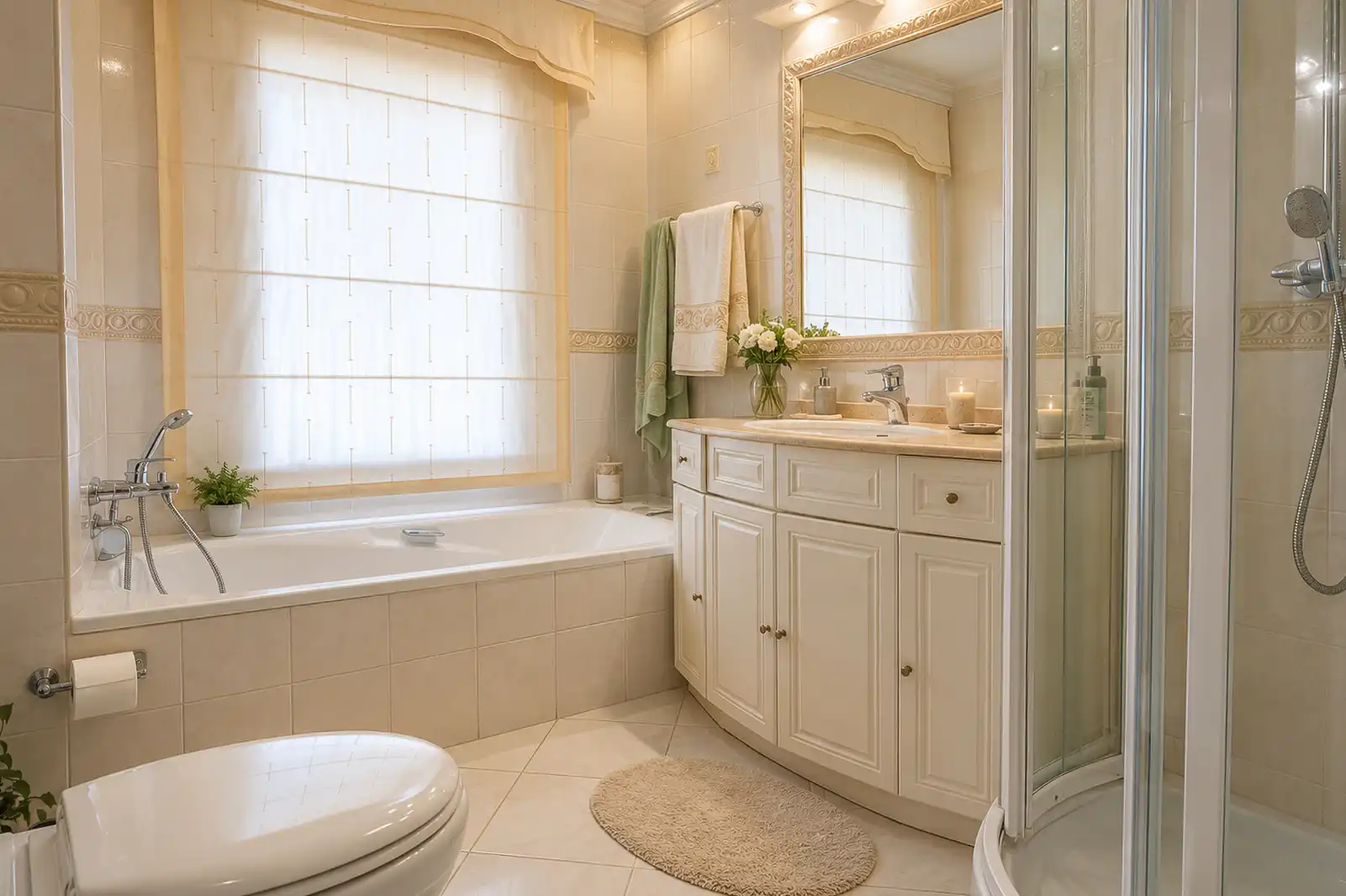 Bathroom of Detached homes for sale in Benalmádena  with Air Conditioner, Private garden and Terrace