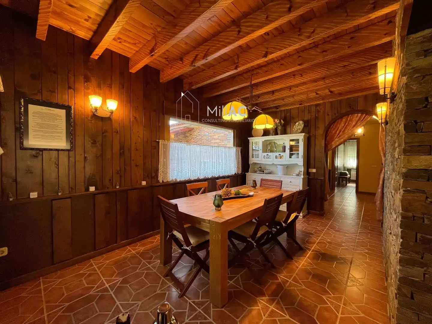 Dining room of Houses for sale in El Espinar  with Heating, Private garden and Terrace