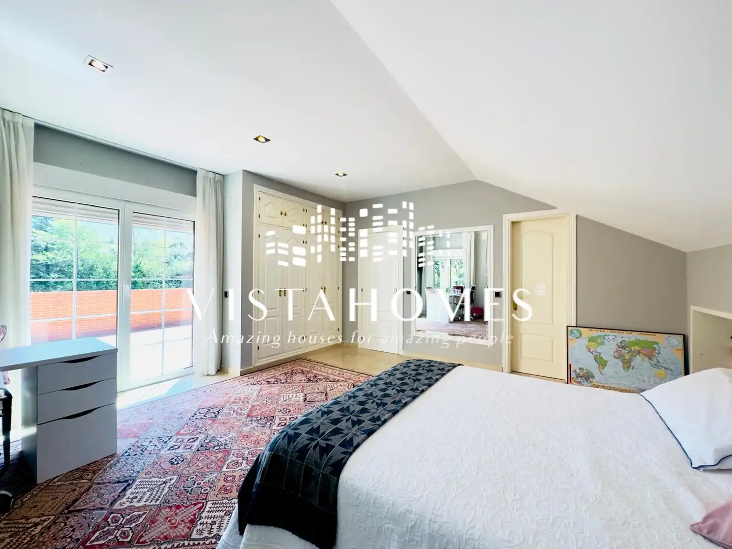 Bedroom of Houses for sale in Ciudalcampo  with Air Conditioner, Heating and Private garden