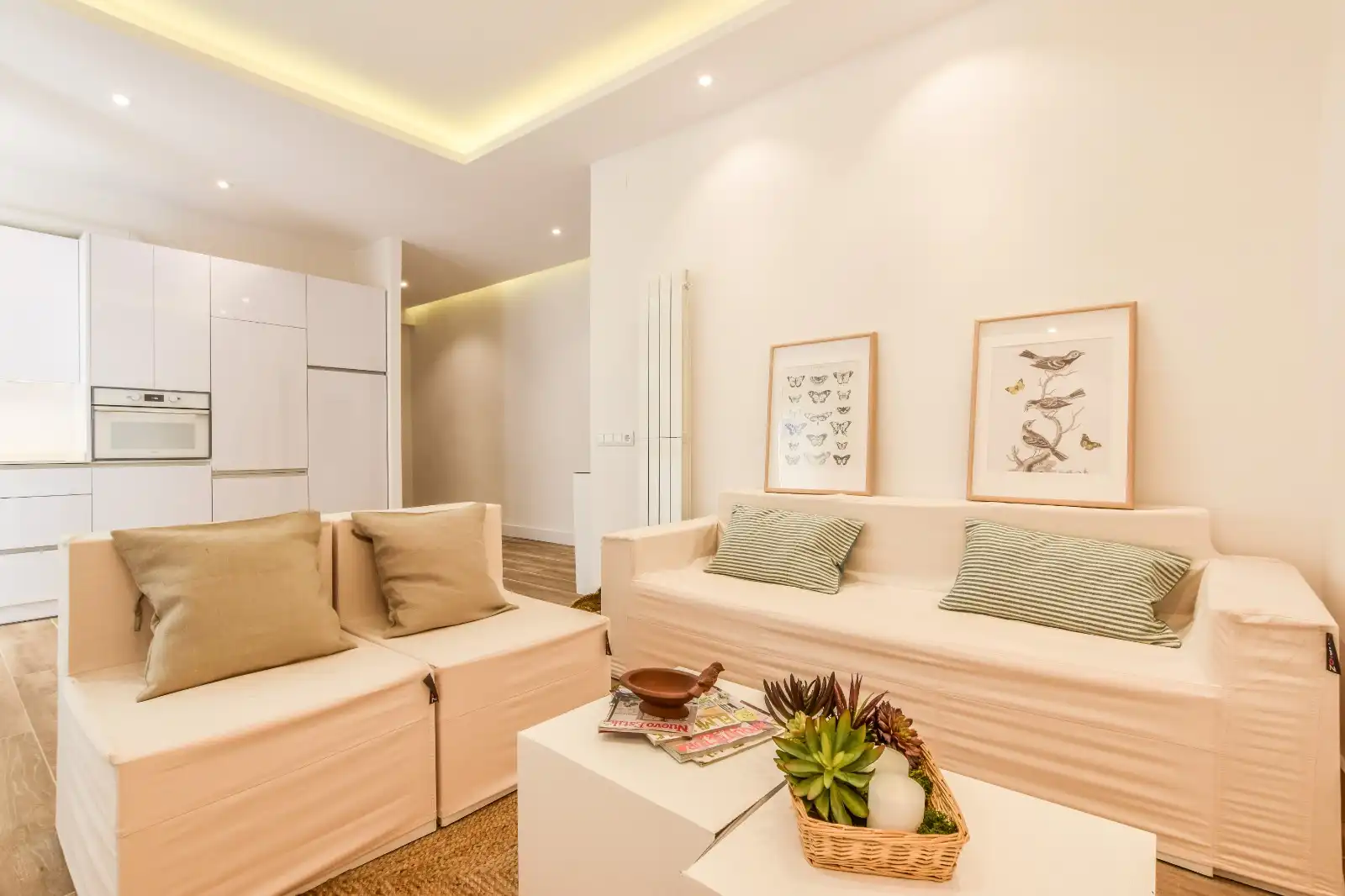 Sala de estar de Piso de alquiler en Madrid con Calefacción