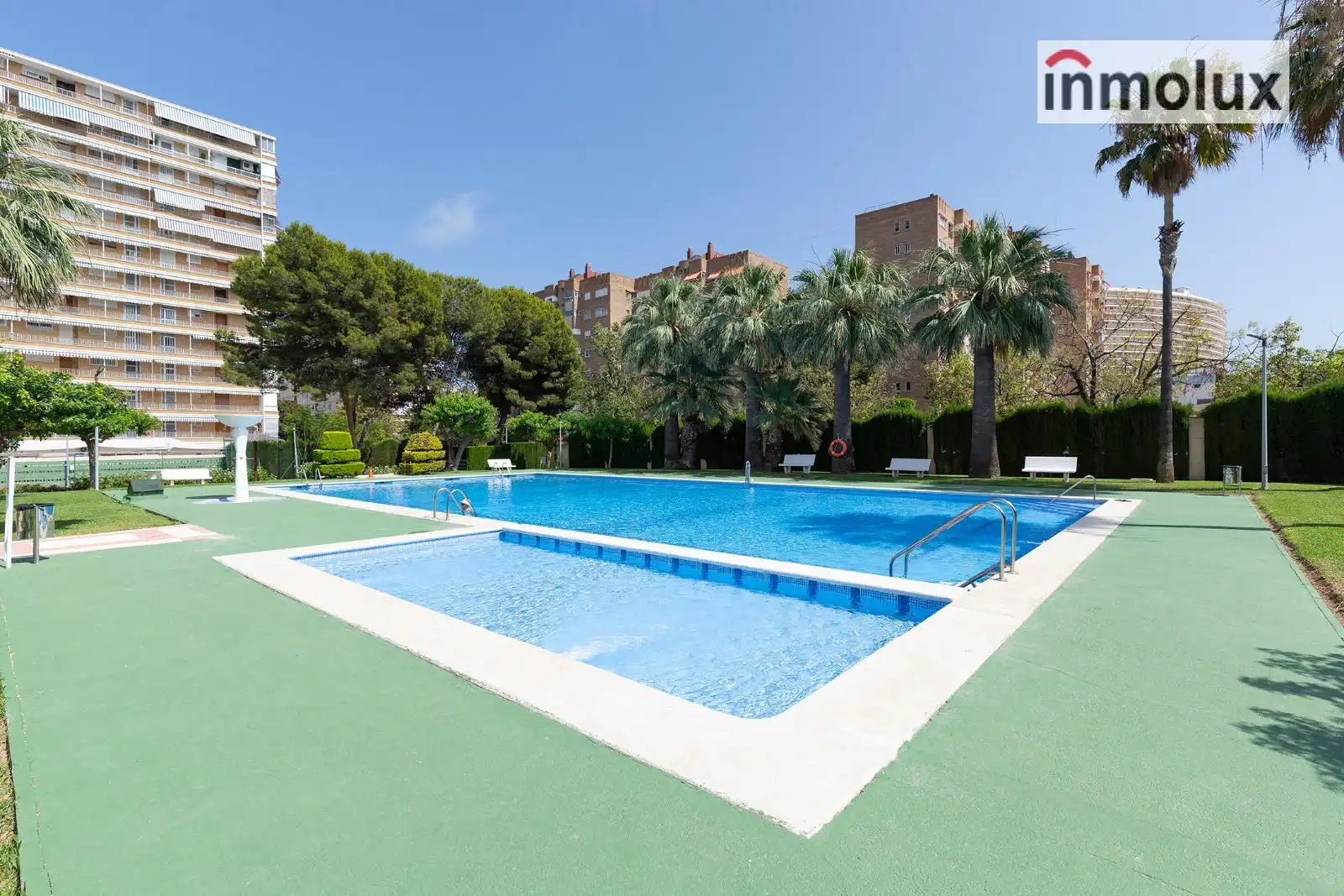 Piscina de Piso en venta en Alicante / Alacant con Aire acondicionado, Calefacción y Terraza