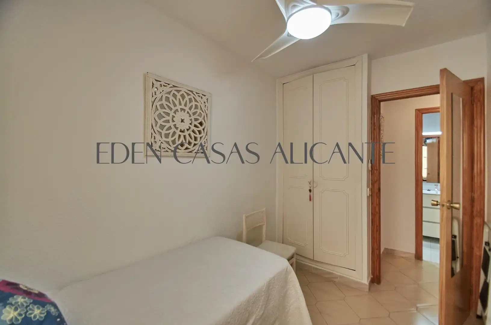 Bedroom of Flat for sale in El Campello  with Air Conditioner, Heating and Private garden