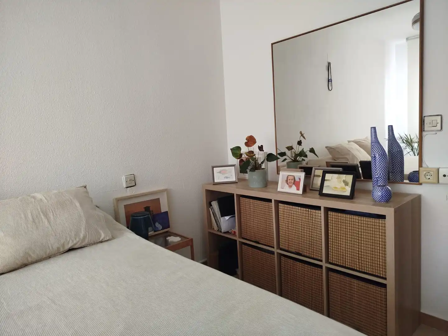 Schlafzimmer von Wohnungen zur Miete in Zaragoza mit Heizung, Möbliert und Ofen