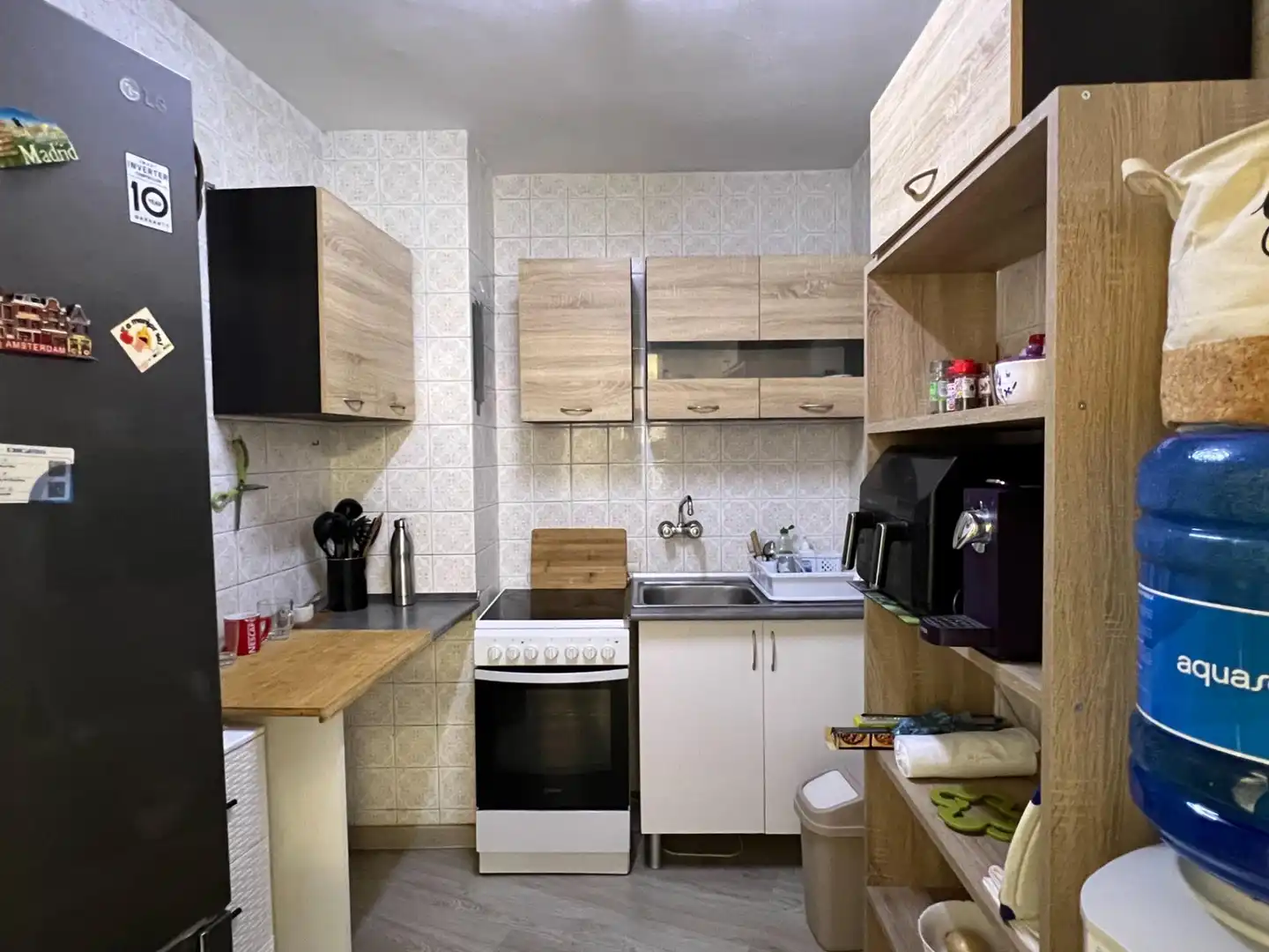 Cocina de Apartamento en venta en Calpe / Calp con Calefacción, Terraza y Amueblado