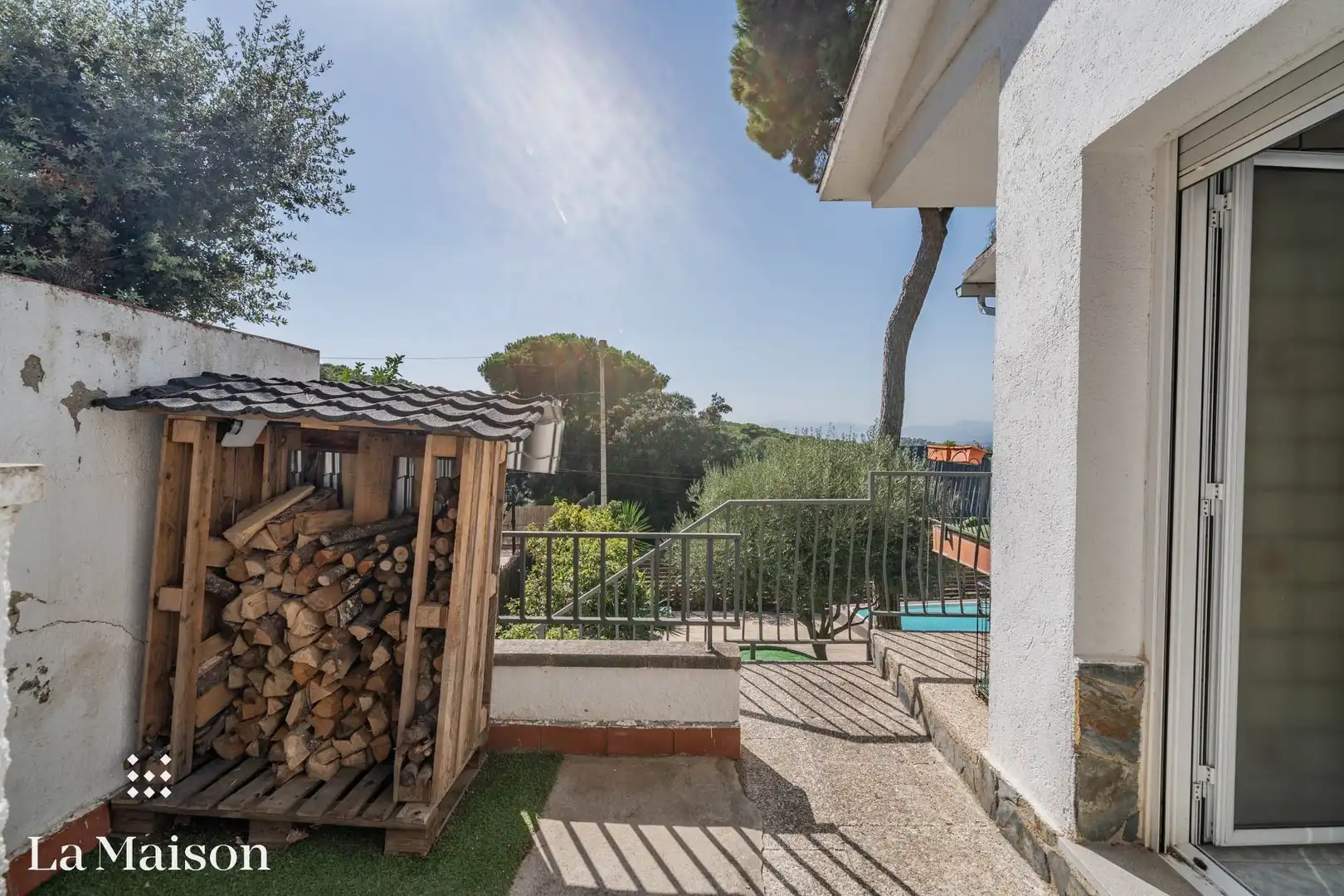 Terrassa de Casa o xalet en venda en Dosrius amb Calefacció, Jardí privat i Terrassa