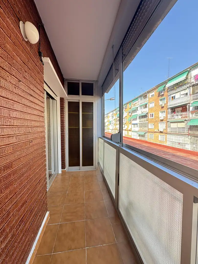 Balcony of Flat for rent in Madrid  with Heating, Terrace and Furnished