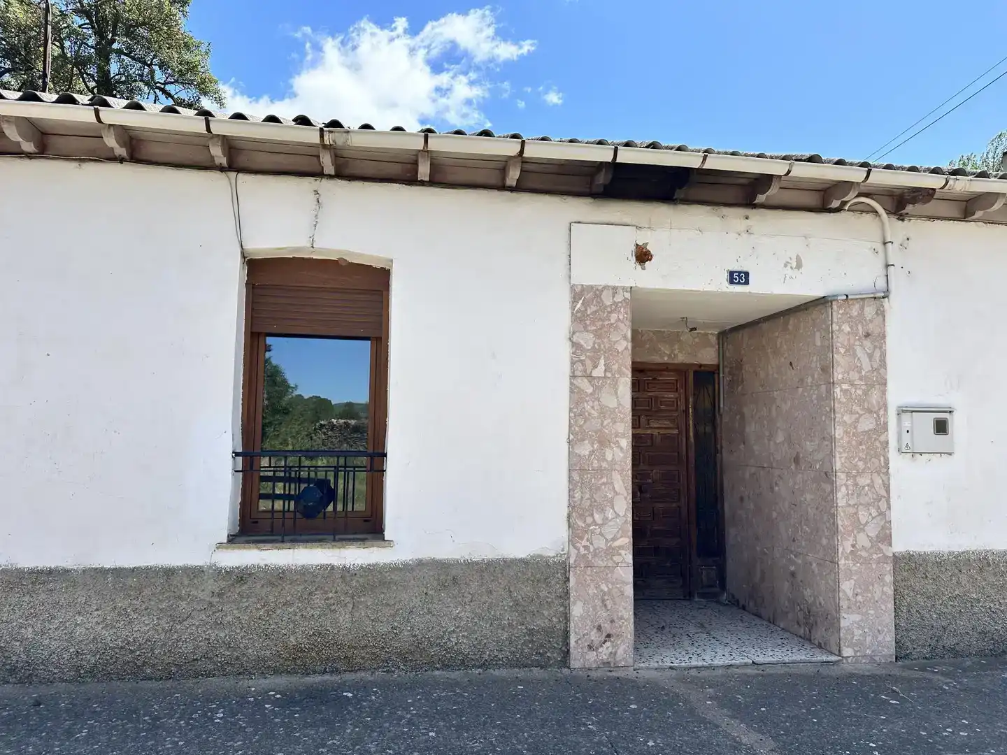 Vista exterior de Casa o chalet en venta en Santa María de Ordás con Jardín privado