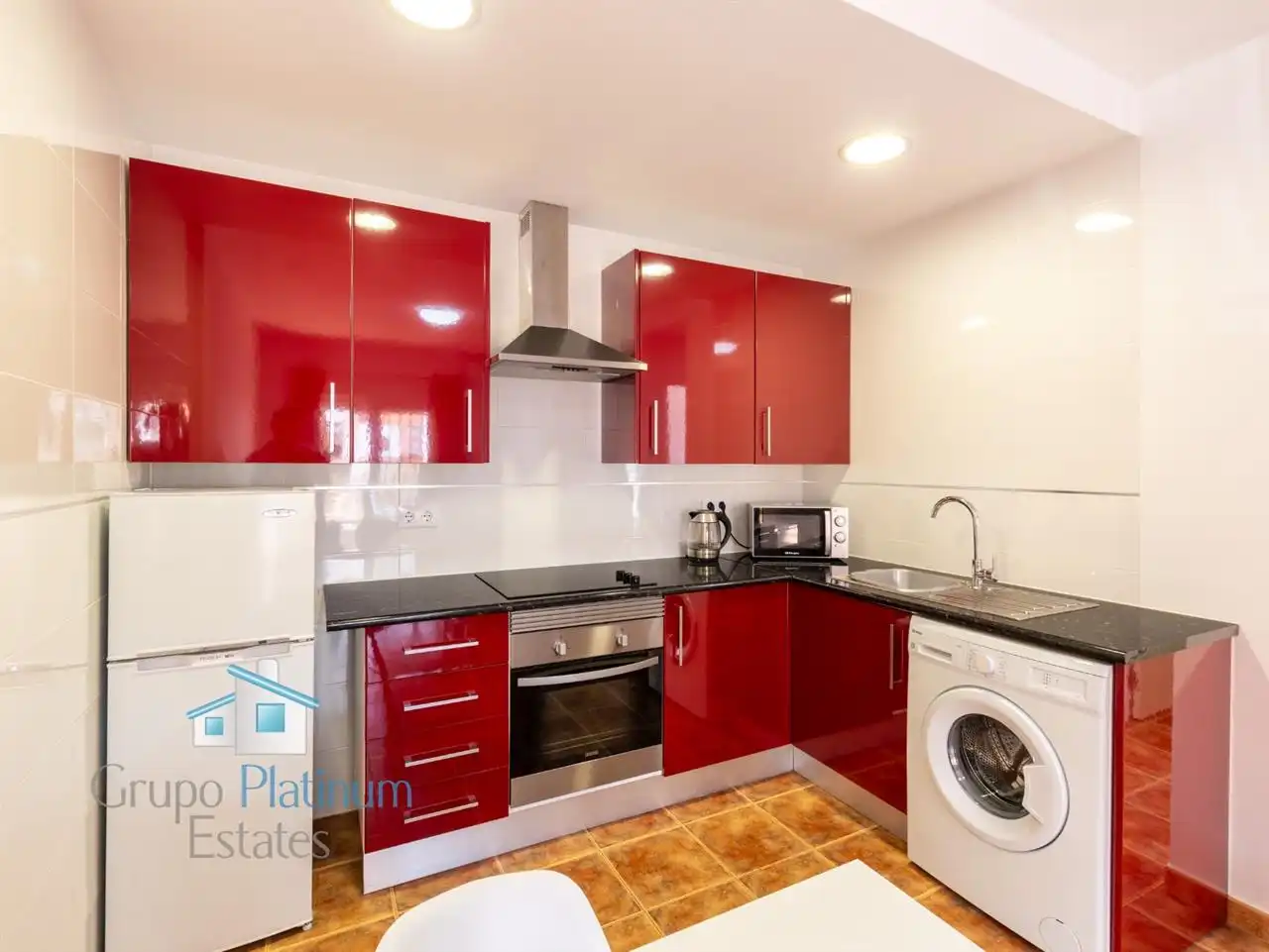 Cuina de Apartament en venda en Vera amb Aire condicionat i Piscina