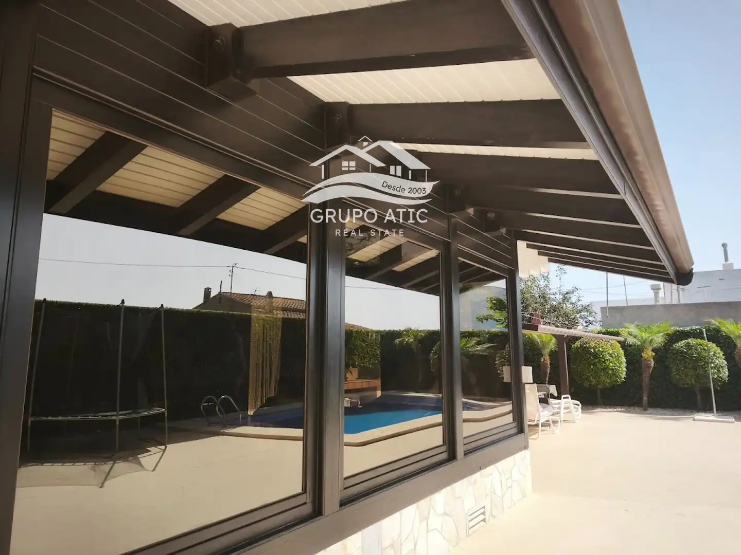 Terraza de Casa o chalet en venta en Burriana / Borriana con Aire acondicionado, Calefacción y Jardín privado