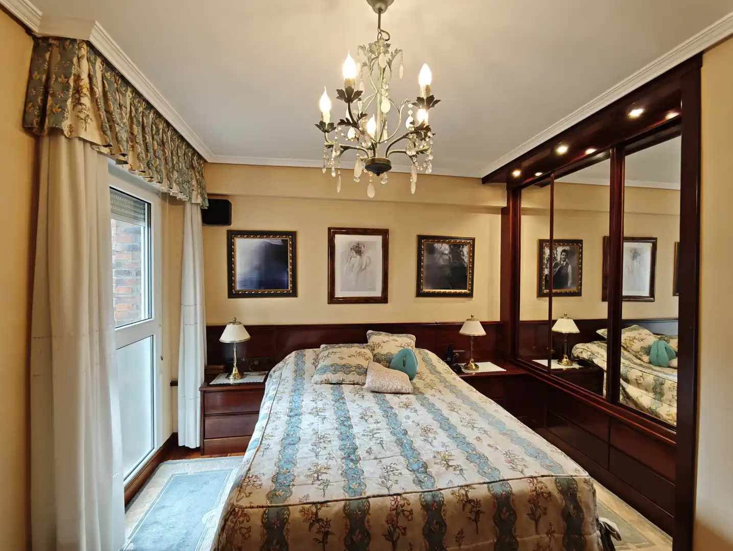 Bedroom of Flat for sale in Durango  with Heating, Furnished and Balcony