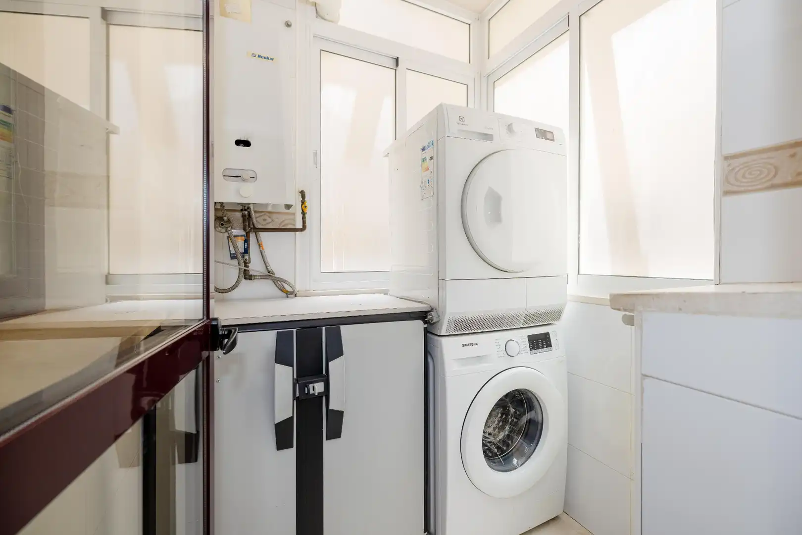 Kitchen of Flat for sale in Málaga  with Air Conditioner, Heating and Terrace