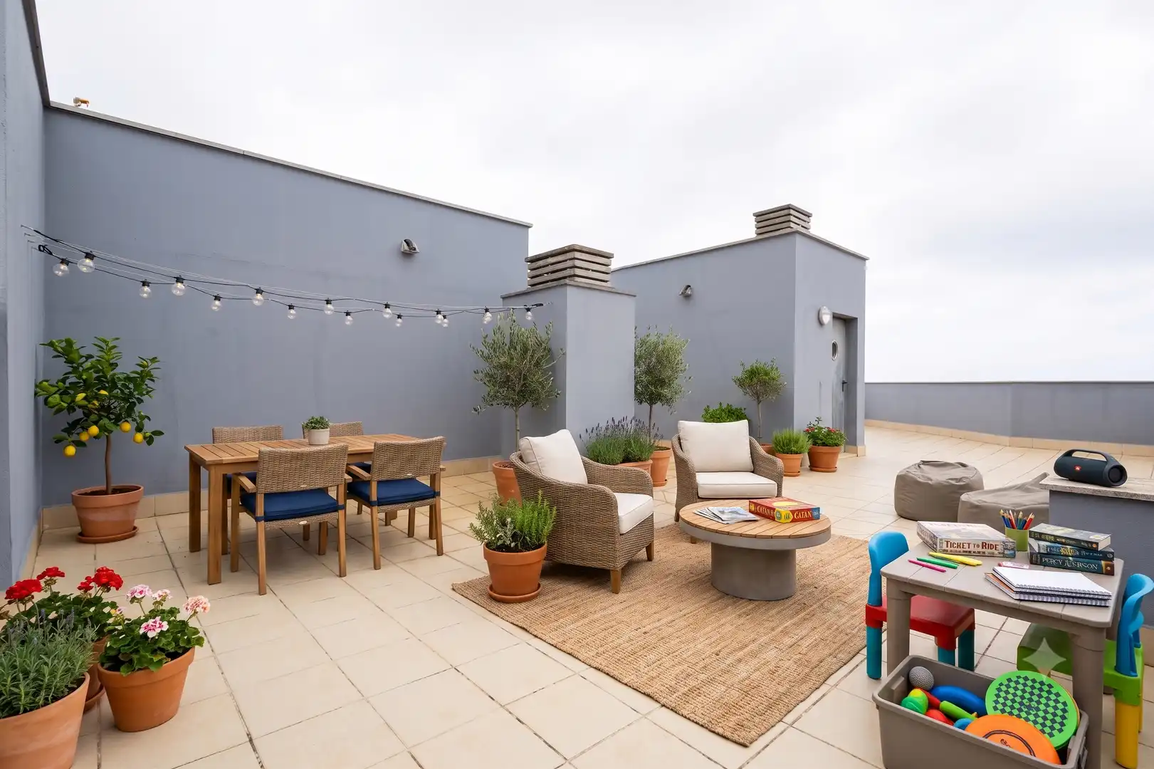 Terraza de Ático de alquiler en San Cristóbal de la Laguna con Terraza, Trastero y Balcón
