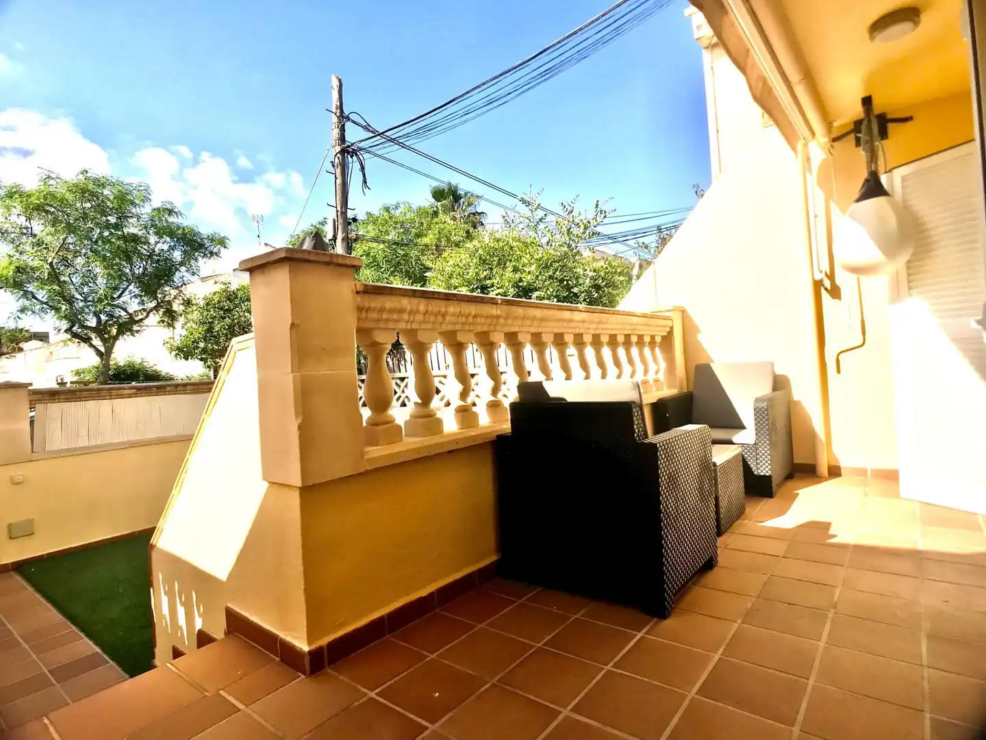 Terrassa de Casa adosada de lloguer en Calvià amb Jardí privat, Parquet i Terrassa