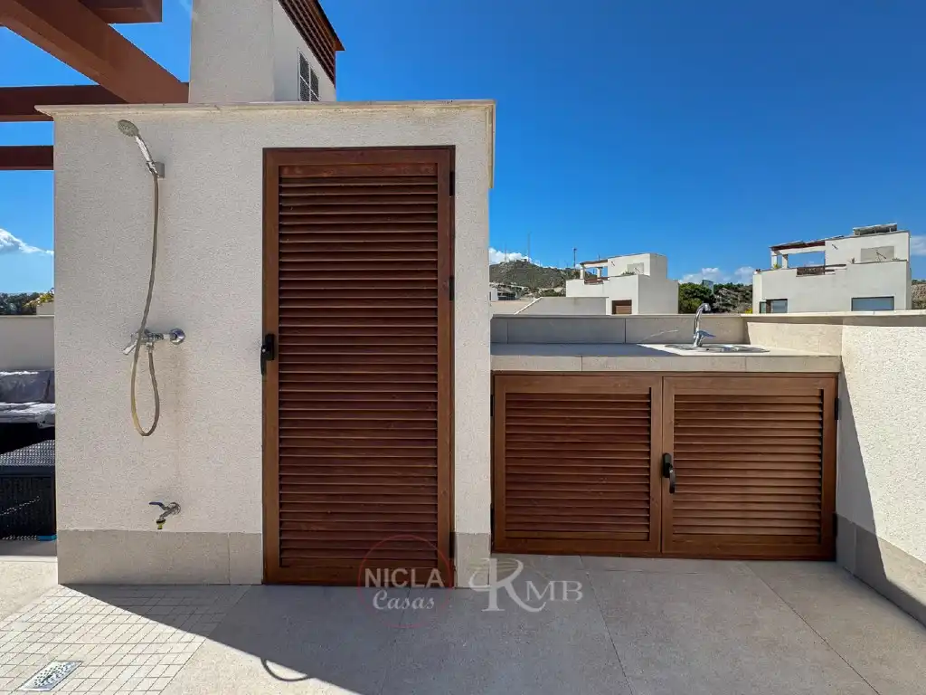 Terrassa de Casa o xalet de lloguer en Vera amb Aire condicionat, Terrassa i Piscina