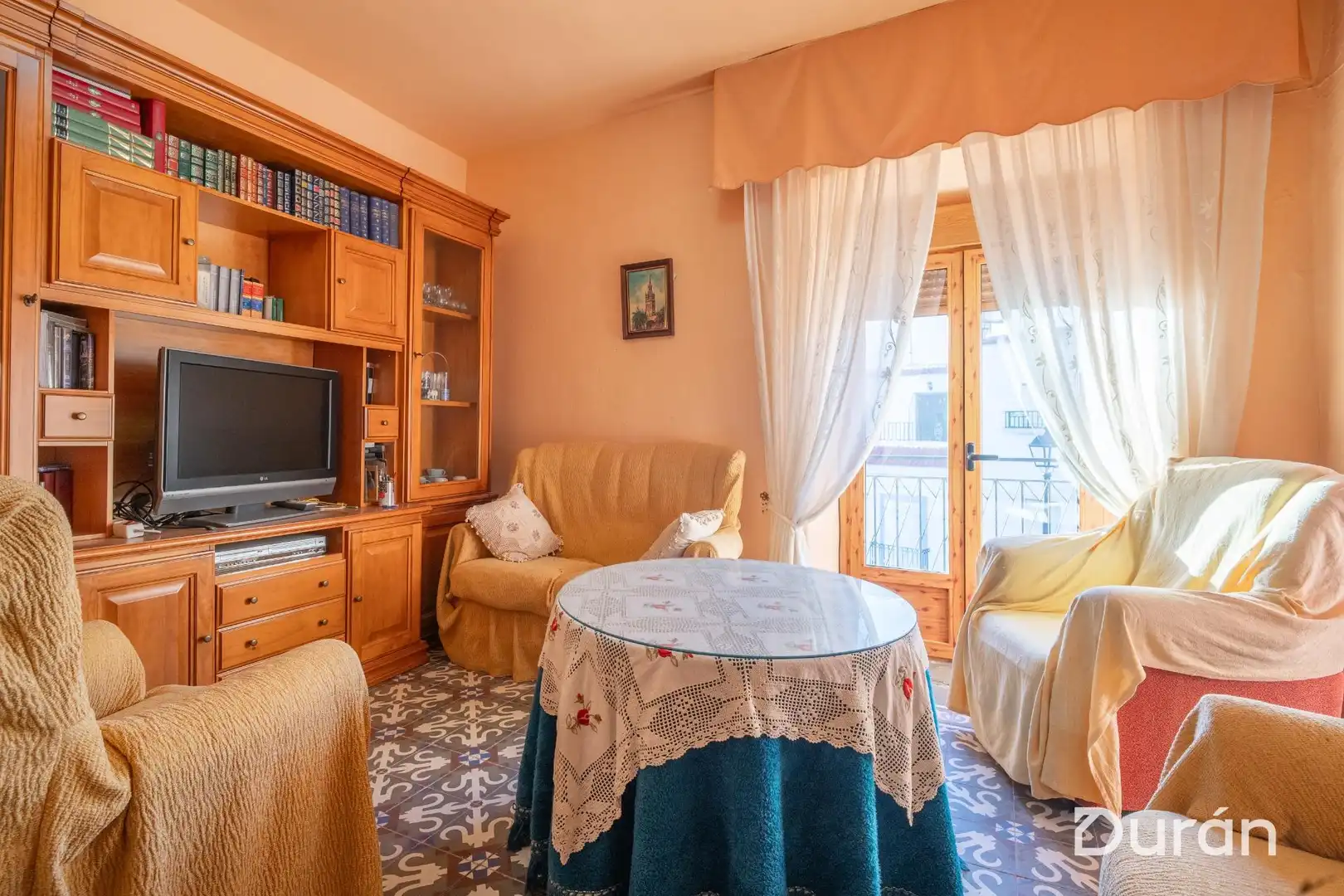 Sala d'estar de Finca rústica en venda en Alcolea amb Aire condicionat, Jardí privat i Traster
