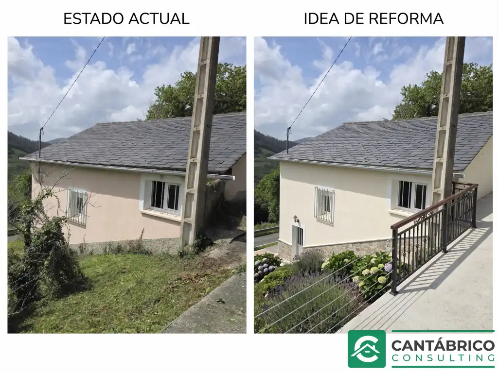 Vista exterior de Casa o xalet en venda en Villayón amb Terrassa, Traster i Moblat