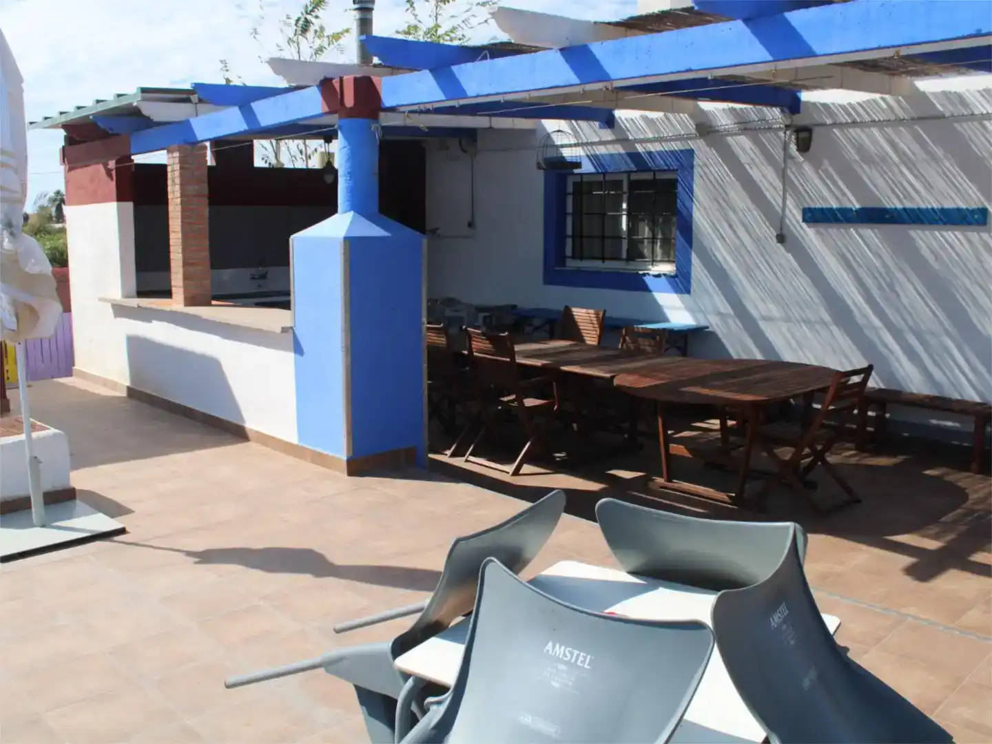 Terrassa de Finca rústica de lloguer en Motril amb Jardí privat, Piscina i Moblat