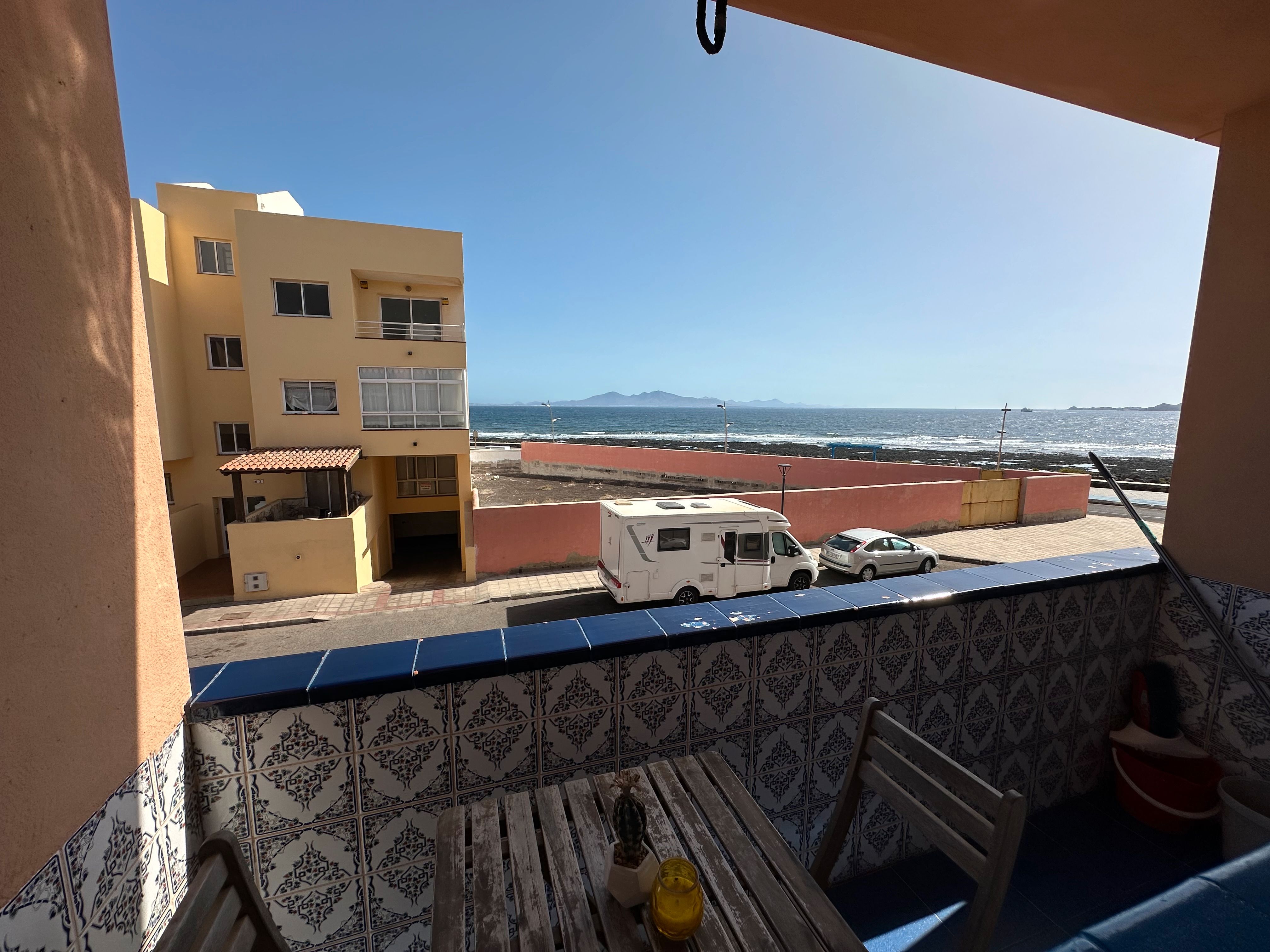 Exterior view of Single-family semi-detached for sale in La Oliva  with Terrace, Furnished and Washing machine