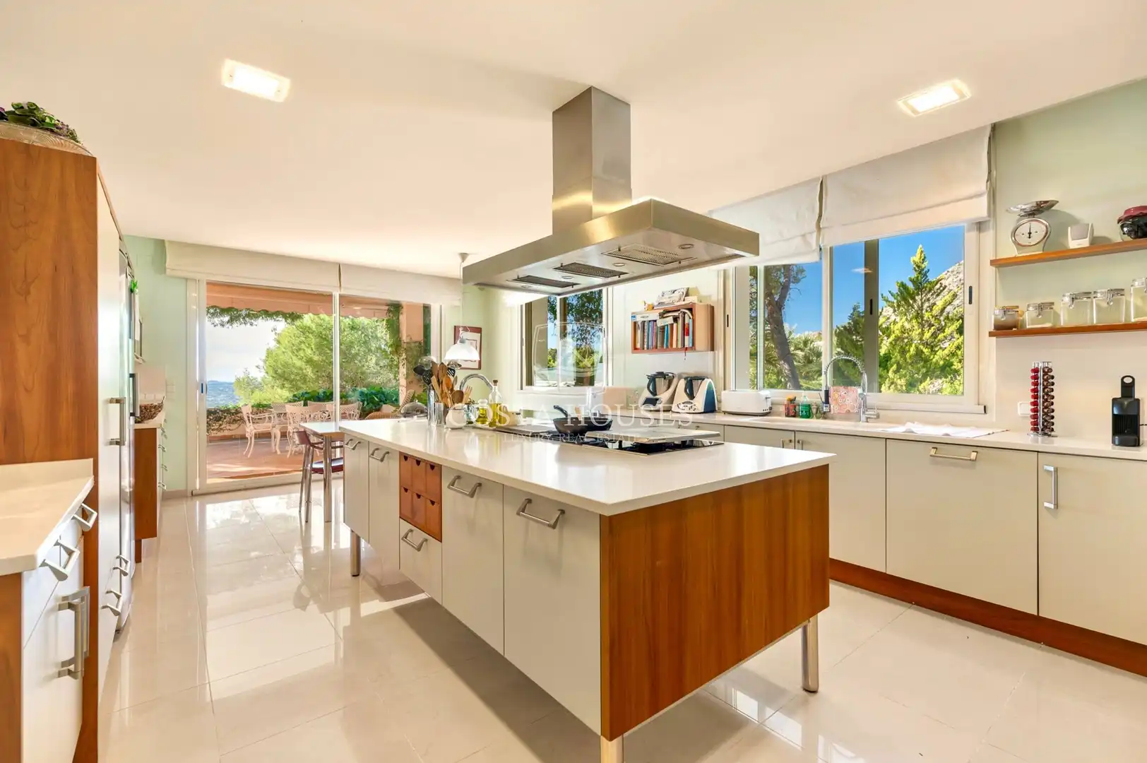 Cocina de Casa o chalet en venta en Altea con Aire acondicionado, Jardín privado y Terraza