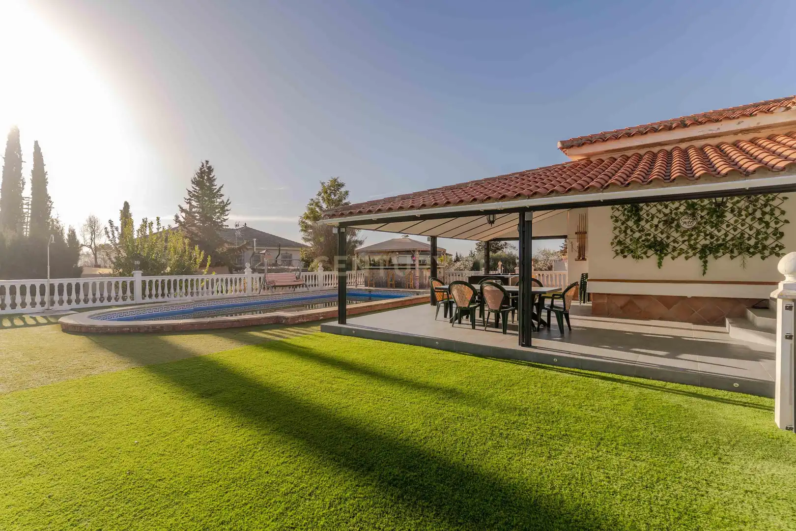 Terraza de Casa o chalet en venta en Villa de Otura con Aire acondicionado, Jardín privado y Piscina