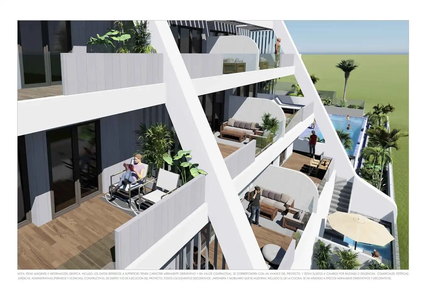 Terrace of Flat for sale in San Miguel de Abona  with Terrace, Storage room and Community pool