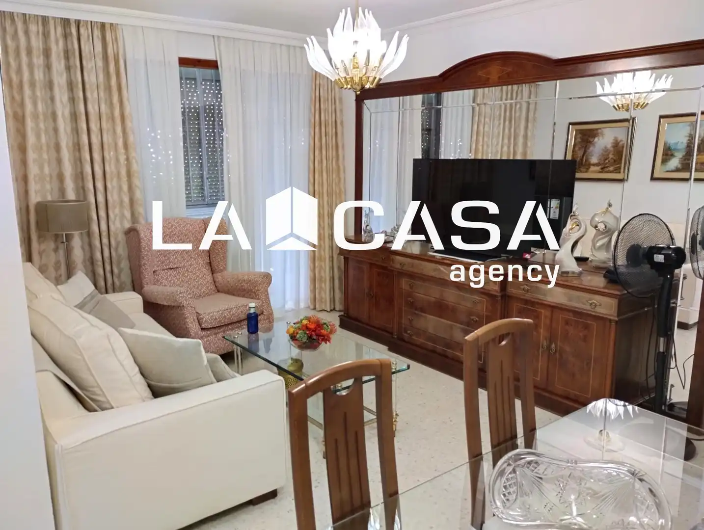 Sala de estar de Piso en venta en Sevilla con Terraza