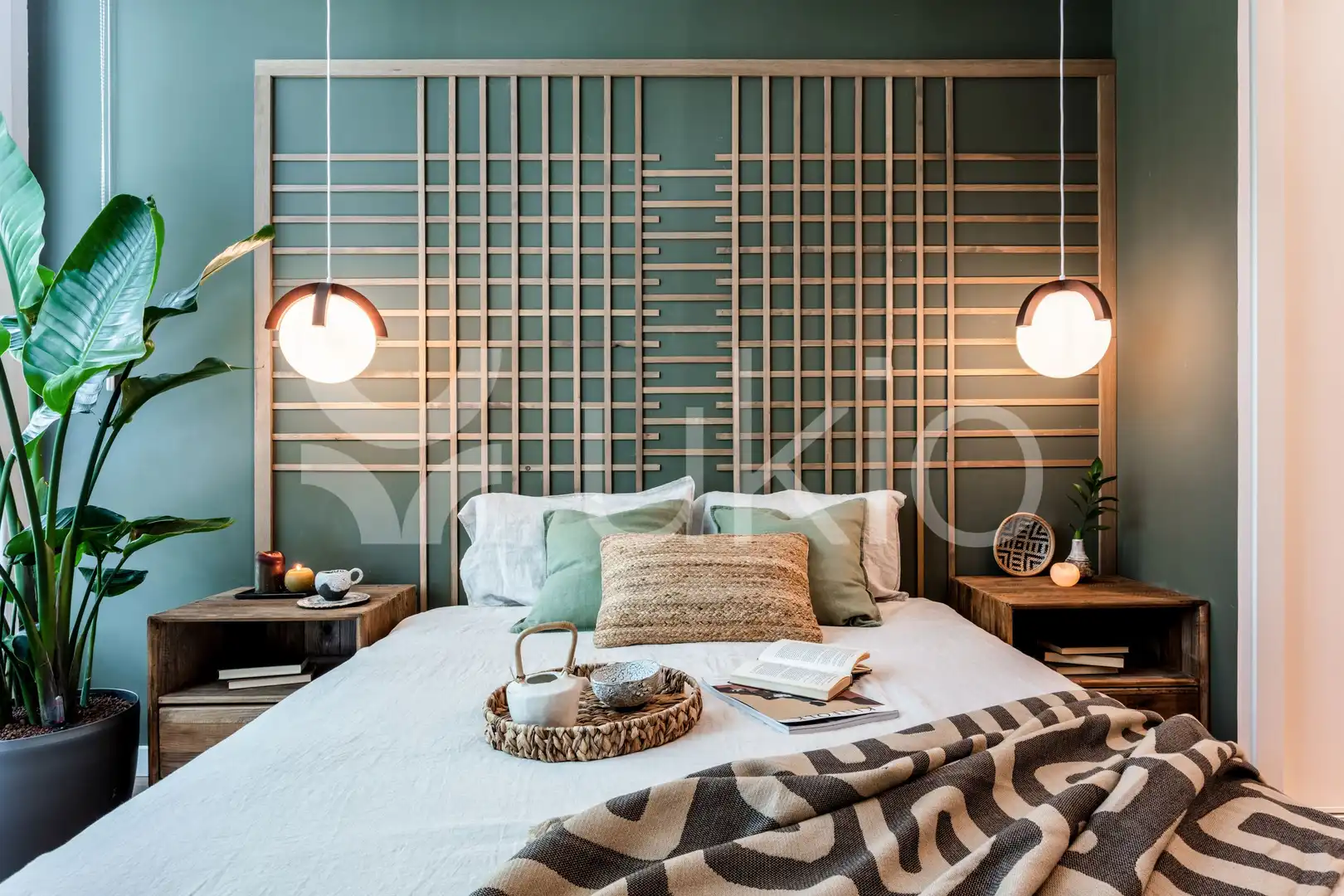 Habitación de Apartamento de alquiler en Madrid con Aire acondicionado, Horno y Lavadora