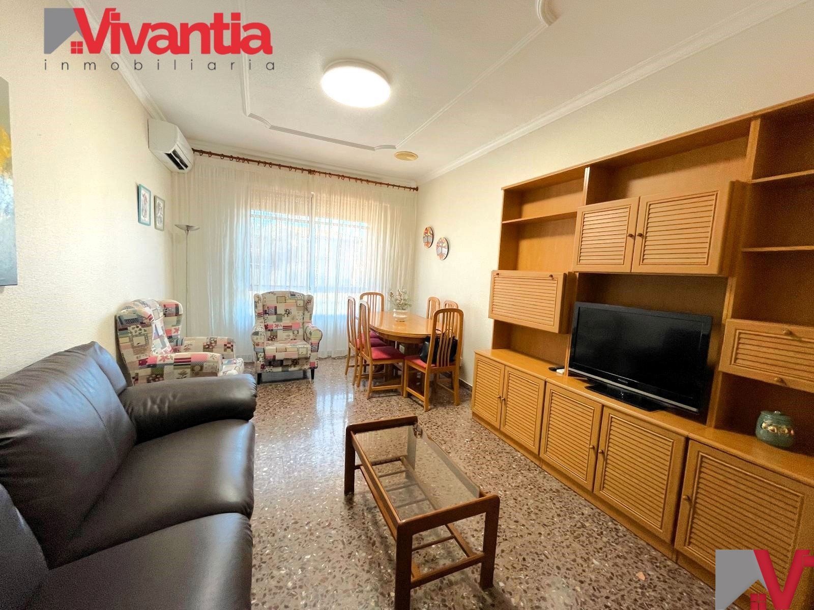 Living room of Flat for sale in Lorca  with Air Conditioner, Terrace and Oven