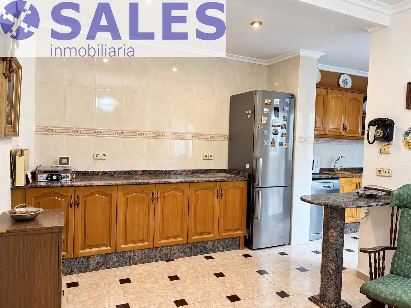 Cocina de Casa adosada en venta en Valencia con Jardín privado, Terraza y Trastero