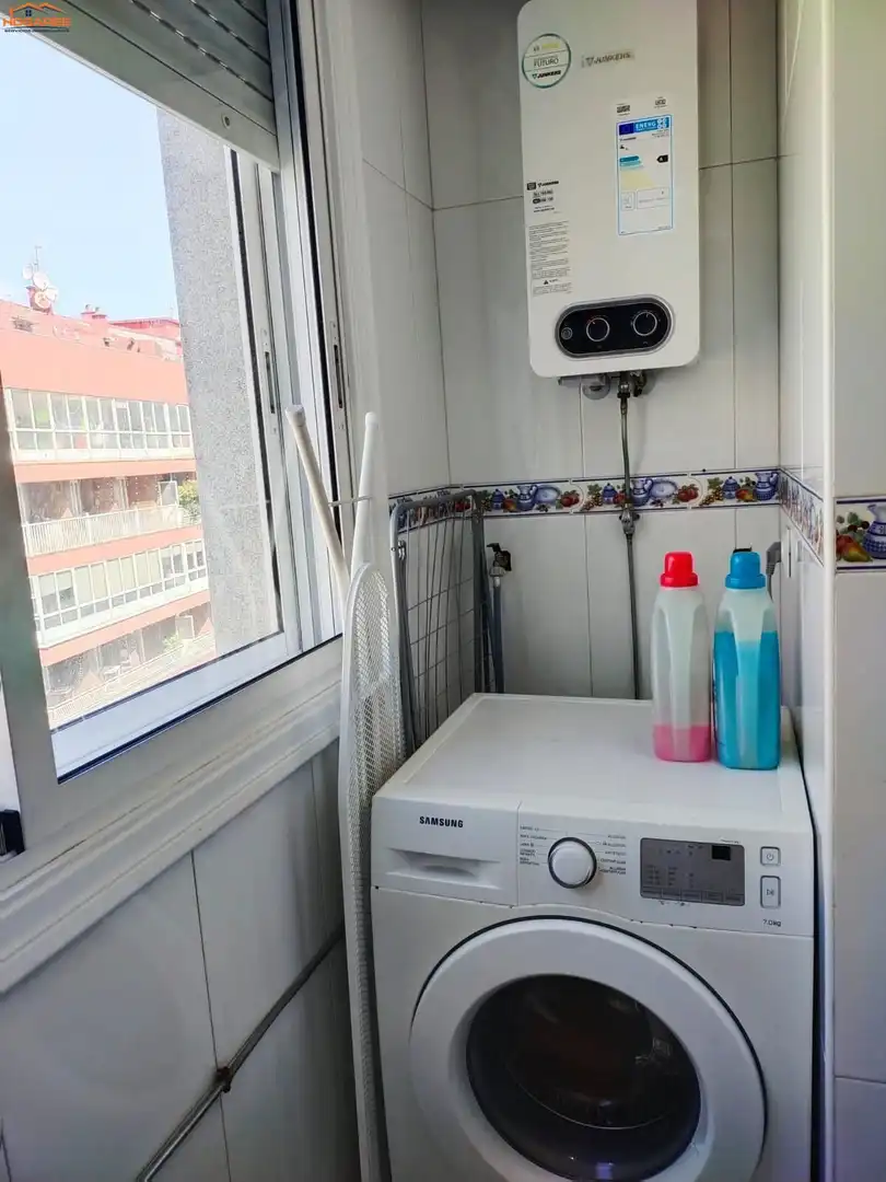 Terraza de Piso de alquiler en Vigo  con Calefacción y Amueblado