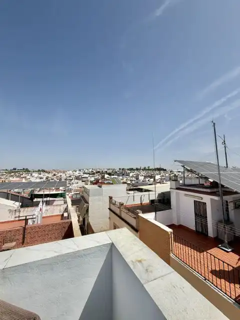 Vista exterior de Piso en venta en Coria del Río con Aire acondicionado y Terraza