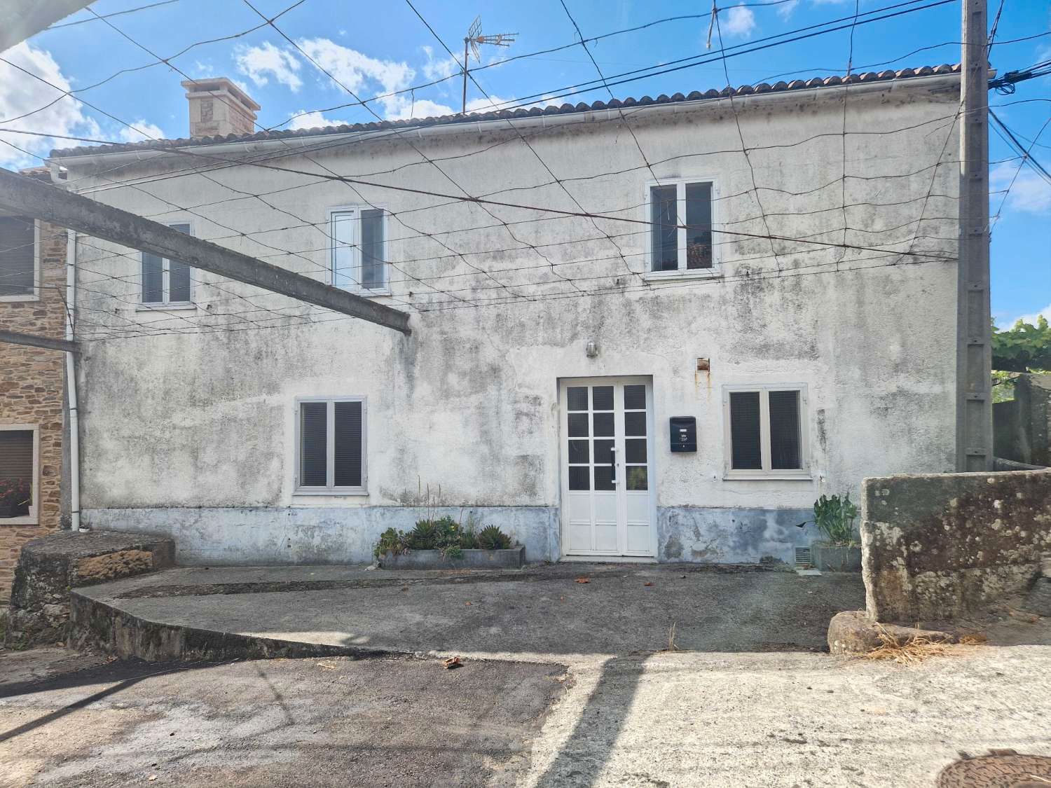 Exterior view of Single-family semi-detached for sale in Teo  with Heating, Terrace and Storage room