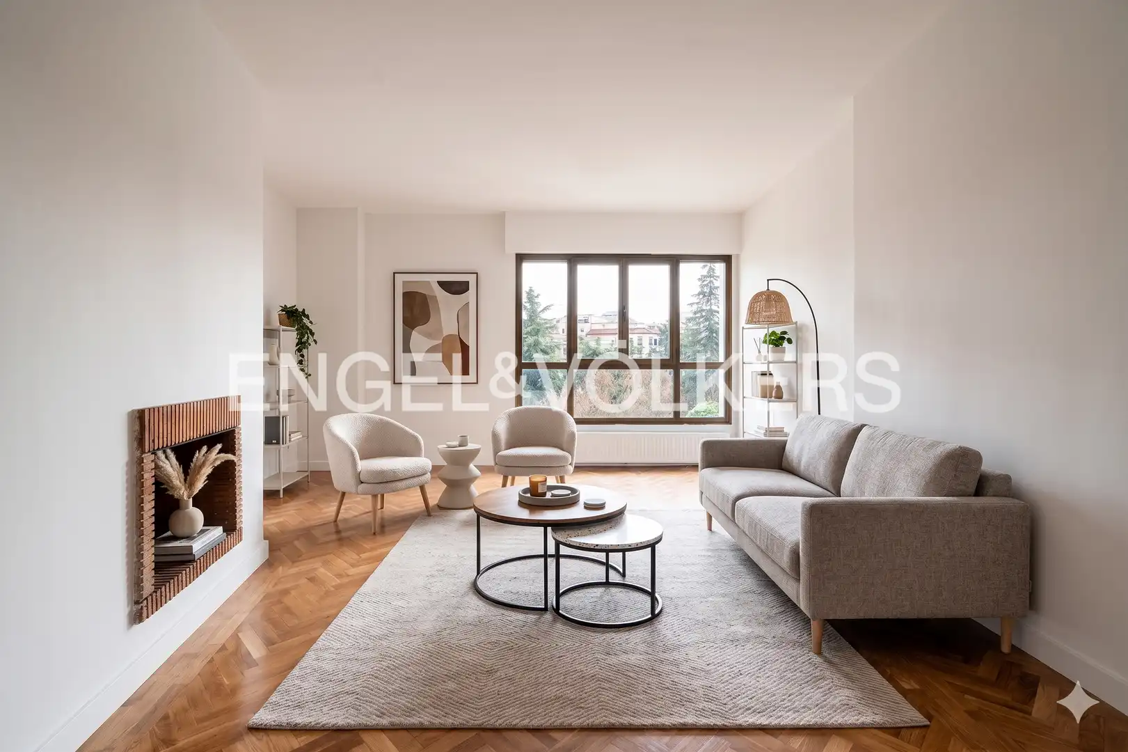Sala de estar de Piso de alquiler en Madrid con Aire acondicionado y Calefacción