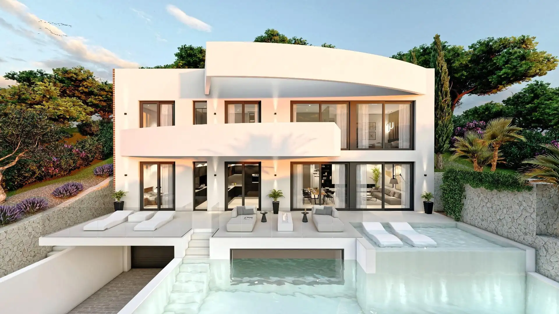 Vista exterior de Casa o chalet en venta en Altea con Aire acondicionado, Calefacción y Jardín privado