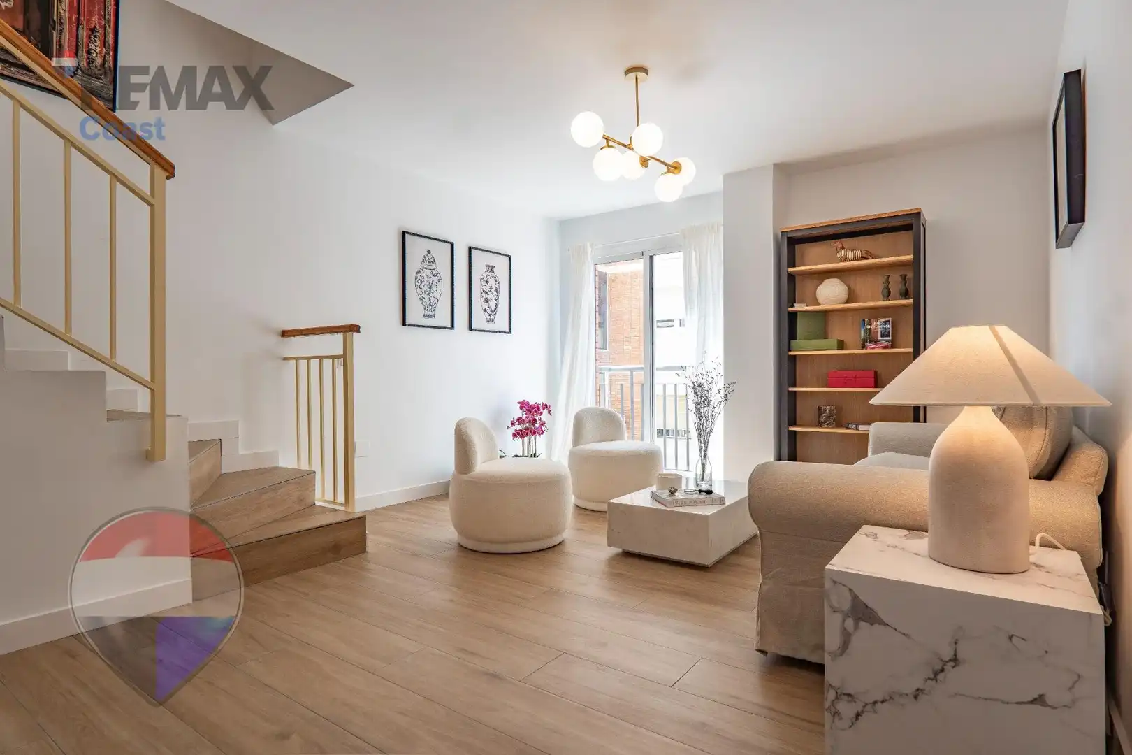 Sala de estar de Dúplex en venta en Rincón de la Victoria con Amueblado y Balcón