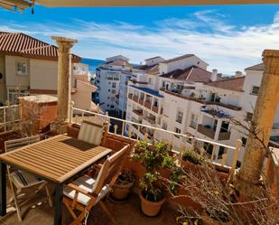 Terrassa de Apartament de lloguer en Benalmádena amb Aire condicionat, Terrassa i Piscina