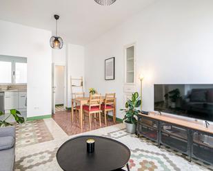 Sala d'estar de Apartament de lloguer en  Valencia Capital amb Aire condicionat i Moblat