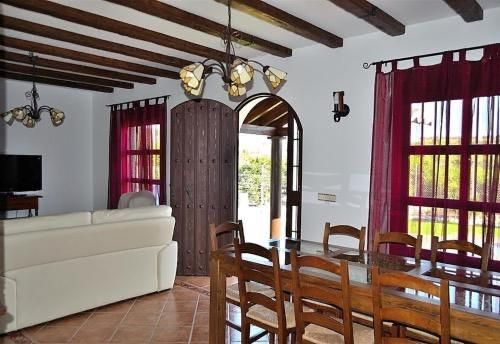 Dining room of House or chalet to rent in Álora  with Air Conditioner, Private garden and Terrace