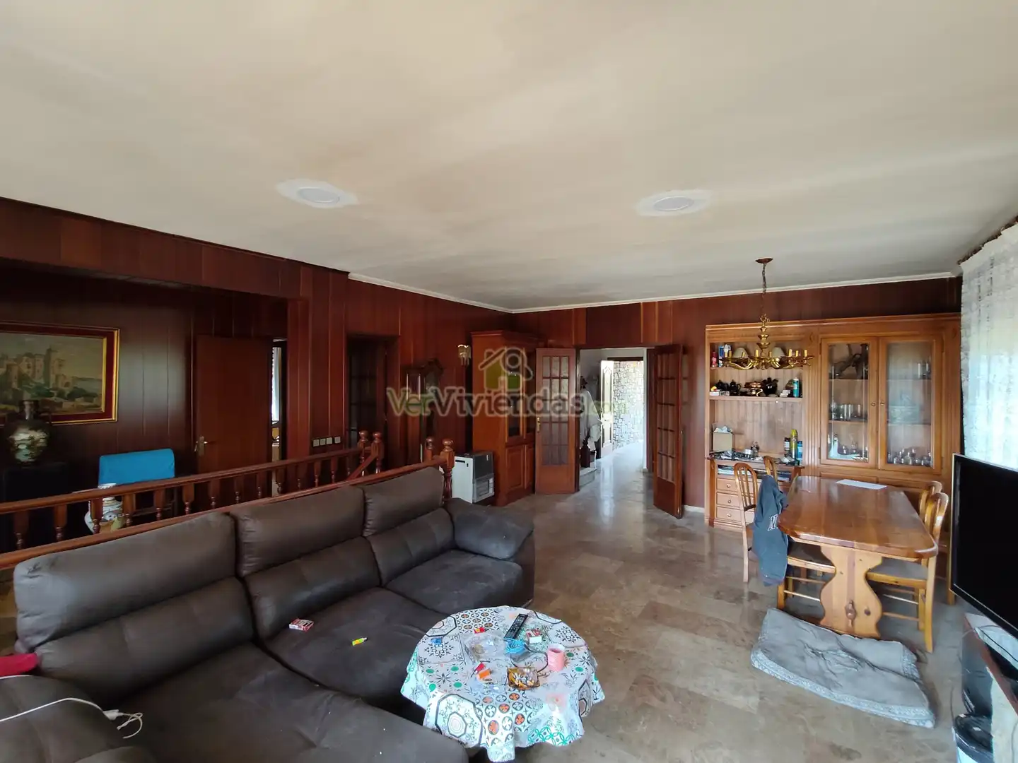Living room of Houses for sale in Sant Quirze del Vallès  with Heating, Private garden and Swimming Pool