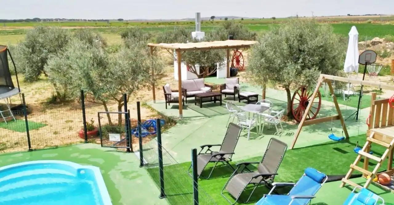 Terraza de Casa o chalet en venta en Alcalá del Júcar con Aire acondicionado, Jardín privado y Terraza