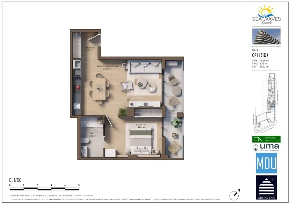 Piso con piscina en venta en Avenida Avinguda del Marquès de Benicarló, imagen 2