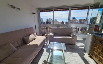 Sala d'estar de Àtic en venda en Benidorm amb Aire condicionat, Terrassa i Piscina comunitària