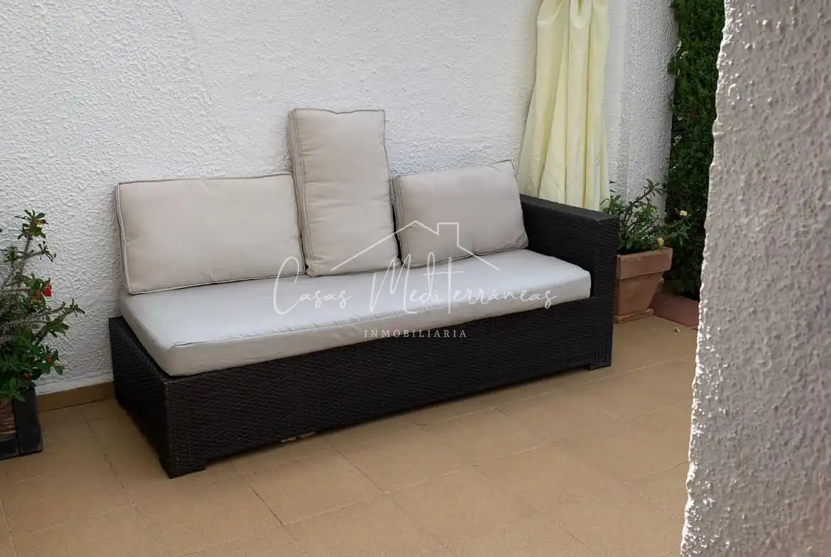 Terraza de Casa adosada de alquiler en Vandellòs i l'Hospitalet de l'Infant con Jardín privado, Terraza y Amueblado