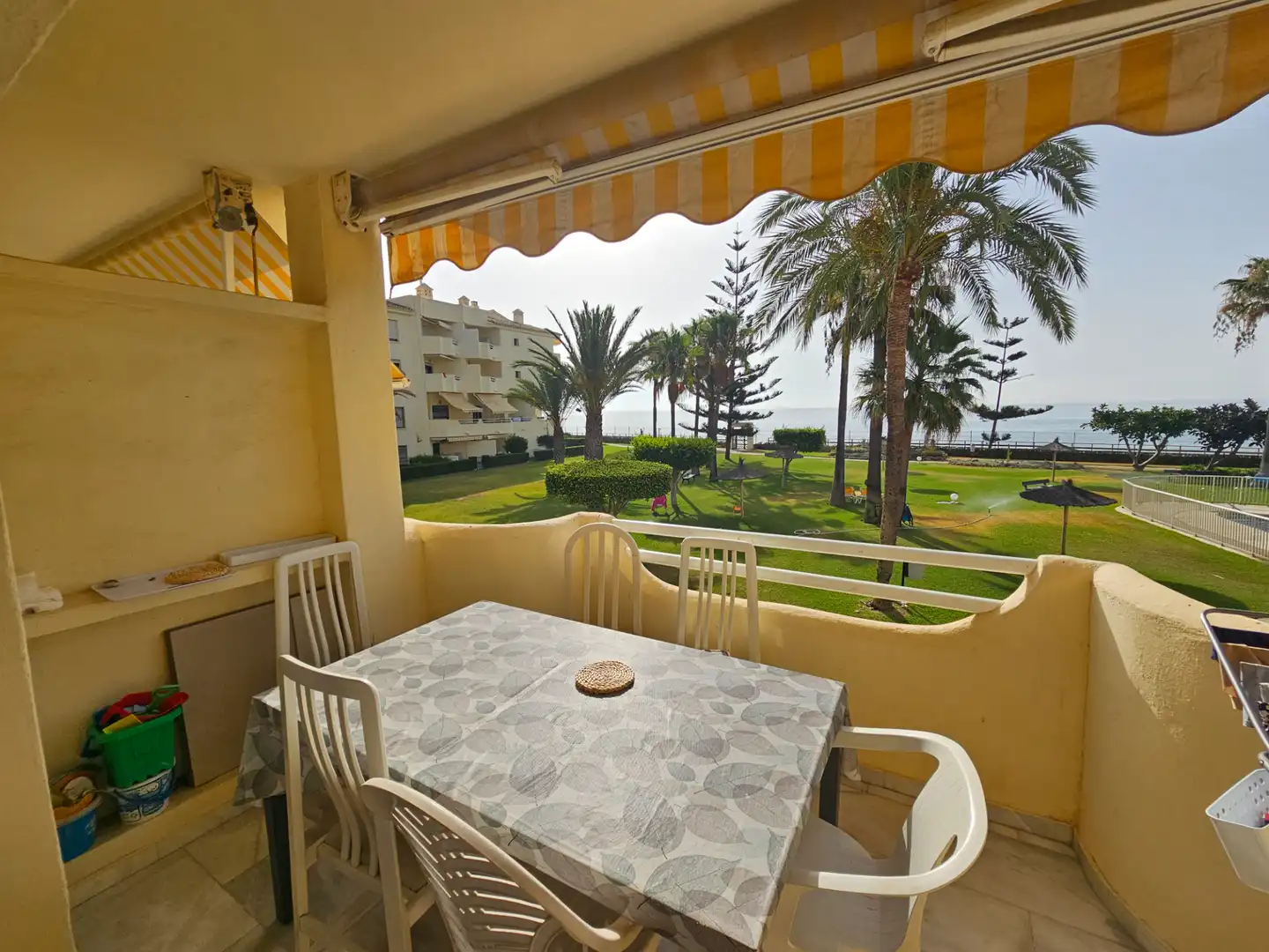 Jardín de Apartamento en venta en La Cala Mijas