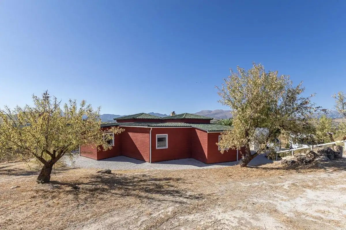 Vista exterior de Casa o chalet en venta en Fornes con Calefacción, Jardín privado y Piscina