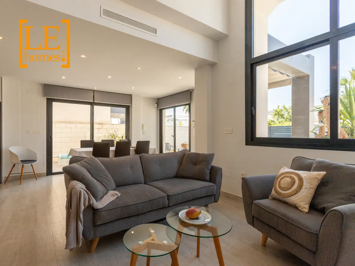 Sala d'estar de Casa o xalet en venda en Rojales amb Aire condicionat, Jardí privat i Terrassa