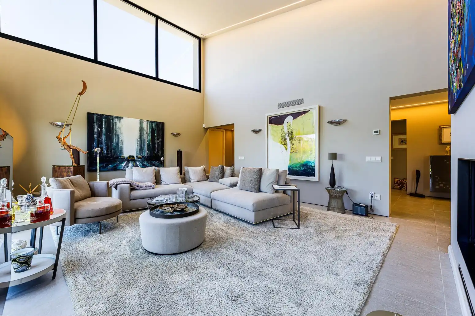Sala d'estar de Casa o xalet en venda en Calvià amb Aire condicionat, Calefacció i Parquet
