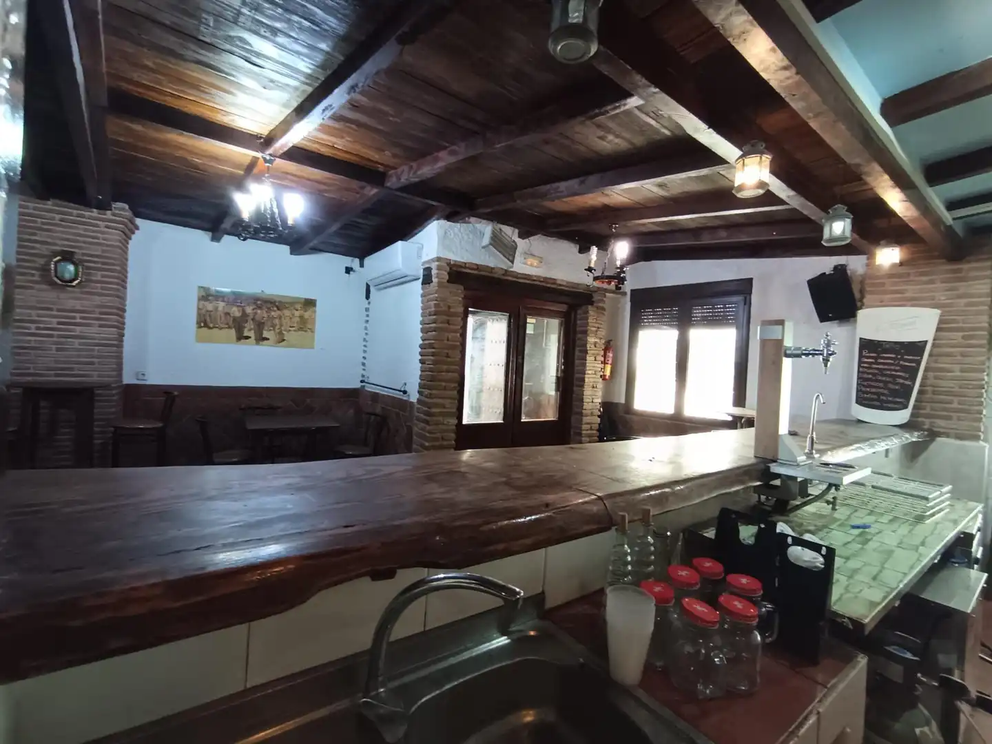 Cocina de Local de alquiler en Canillas de Aceituno con Aire acondicionado y Amueblado