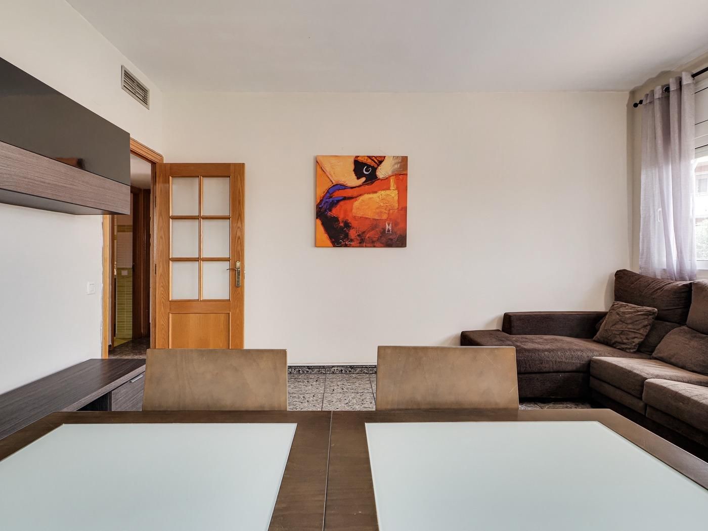 Sala d'estar de Pis en venda en Masquefa amb Calefacció, Jardí privat i Terrassa